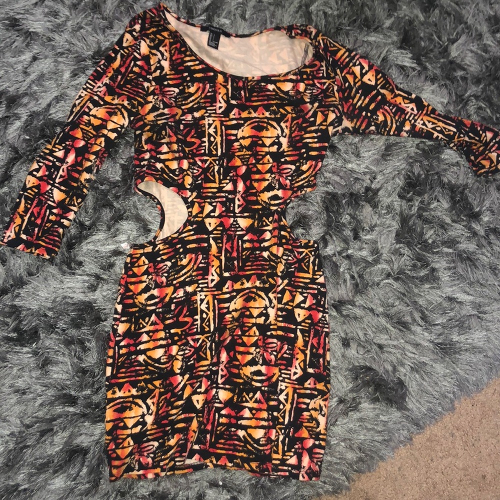 Size large cut out dress